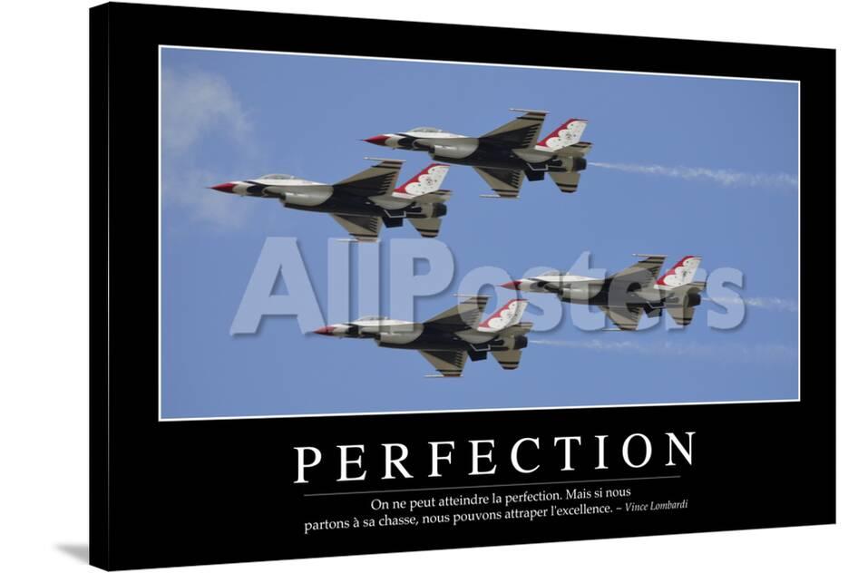 Perfection Citation Et Affiche D Inspiration Et Motivation Photographic Print Allposters Com
