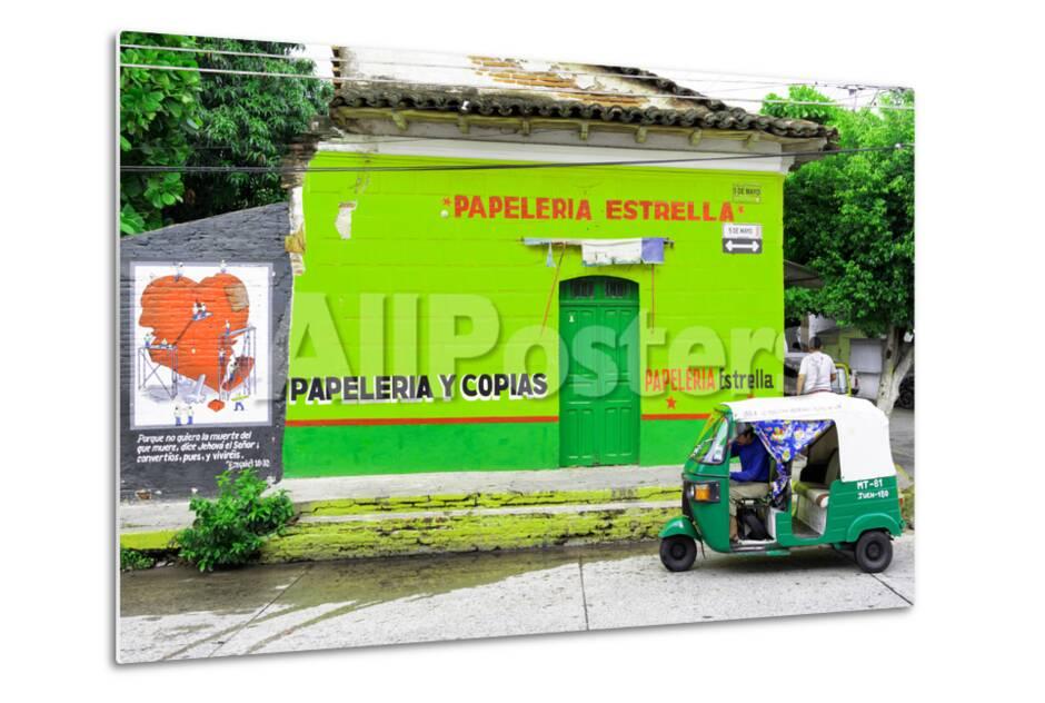 Viva Mexico Collection Green Estrella Photographic Print By