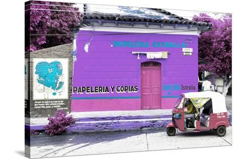 Viva Mexico Collection Purple Estrella Photographic Print By
