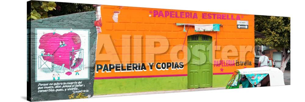 Viva Mexico Panoramic Collection Orange Papeleria Estrella