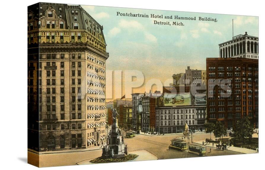 Pontchartrain Hotel Detroit Michigan Poster At Allposters Pontchartrain Hotel Detroit Michigan