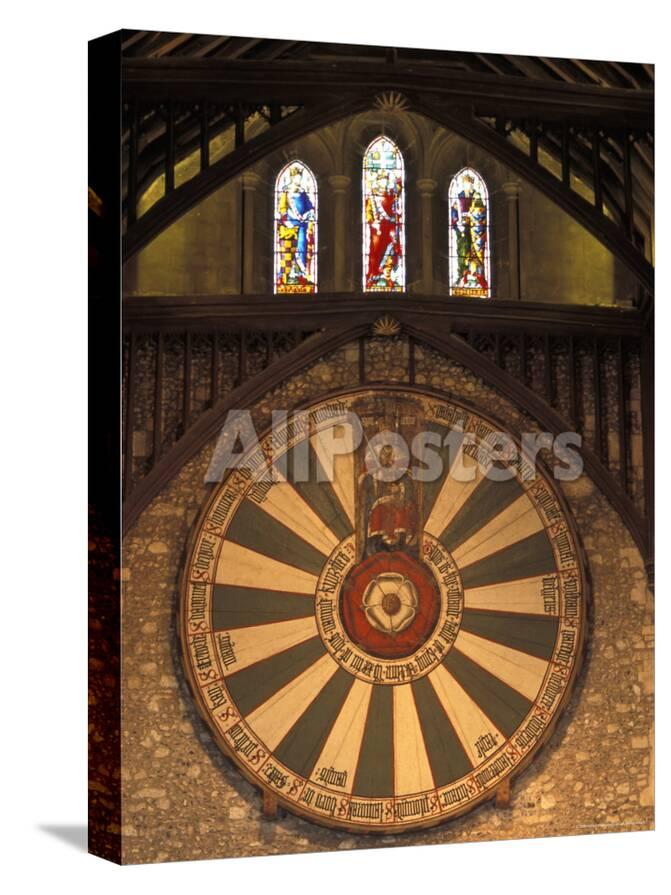 The Roundtable Built During King Arthur S Reign Hanging In The Roundtable Built During King Arthur S Reign Hanging In Great Hall Winchester England Photographic Print By Richard Nowitz At Allposters Com