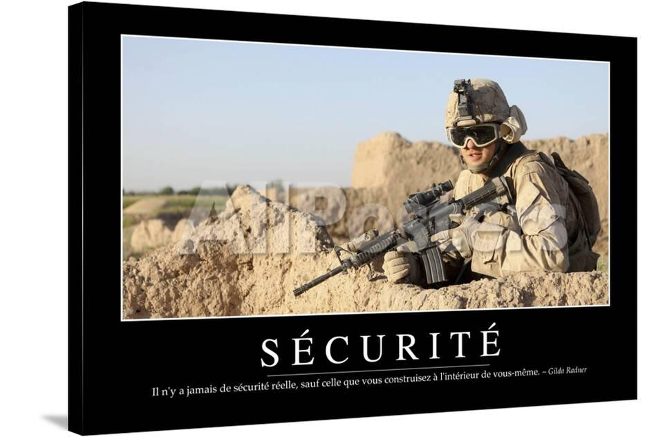 Securite Citation Et Affiche D Inspiration Et Motivation Photographic Print Allposters Com