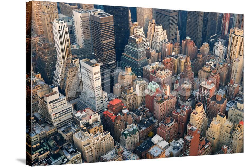 Urban City Architecture Background New York City Manhattan Skyline Aerial View With Street And Sky Photographic Print Songquan Deng Allposters Com