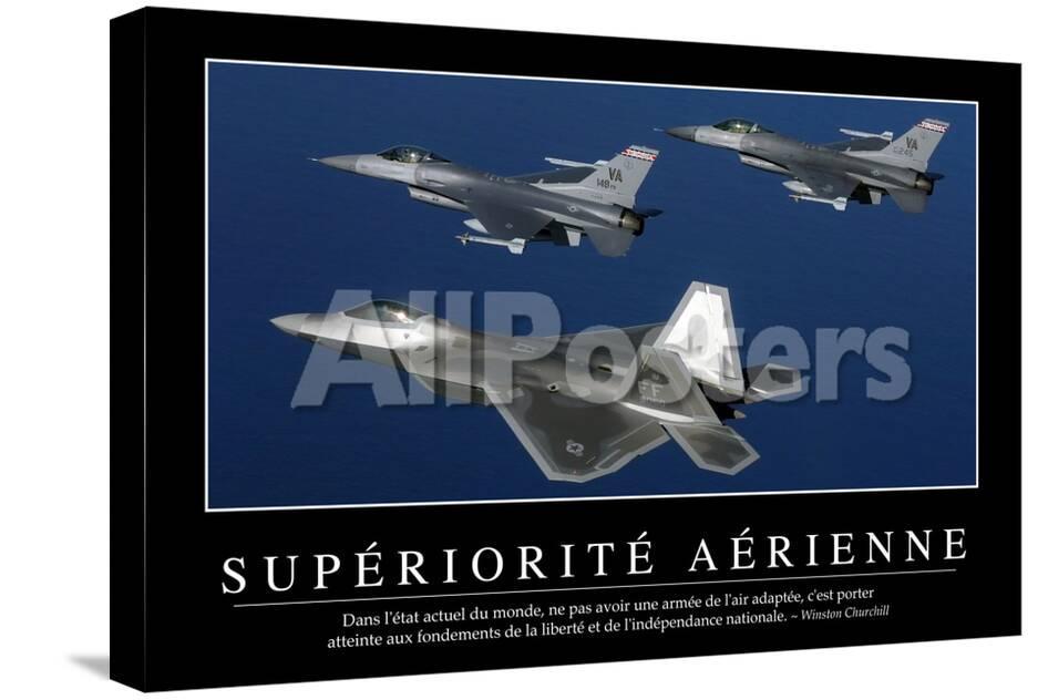 Superiorite Aerienne Citation Et Affiche D Inspiration Et Motivation Photographic Print Allposters Com