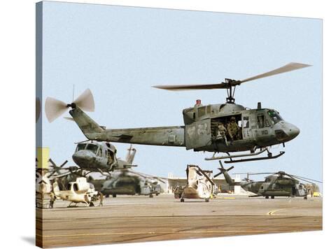Art print POSTER Canvas American Black Hawk Helicopter in Saudi Arabia