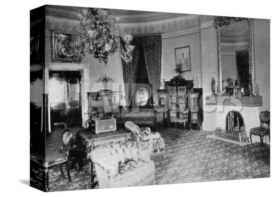 The Oval Sitting Room At The White House Washington Dc Usa 1908