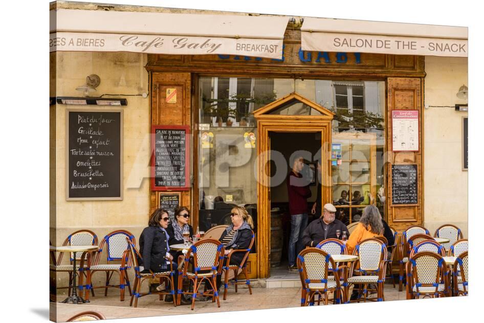 France Provence Vaucluse Lourmarin Old Town Bistro