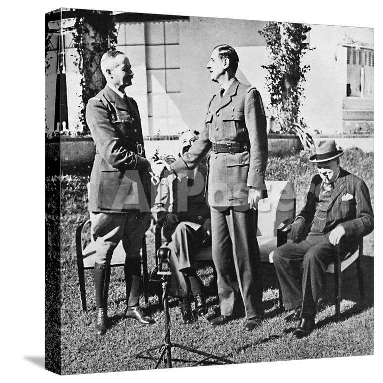 Henri Giraud And De Gaulle During The Casablanca Conference January 1943 1945 - 