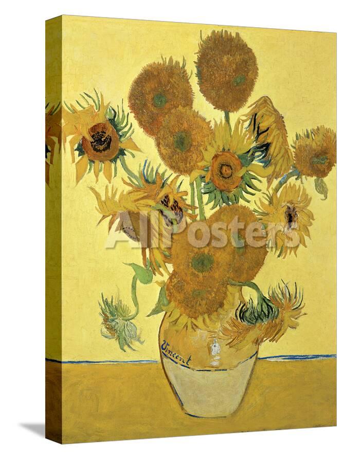 Vase Of Fifteen Sunflowers C 1888 Giclee Print By Vincent Van