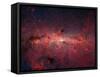 The Center of the Milky Way Galaxy-Stocktrek Images-Framed Stretched Canvas