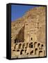 Urn Tomb, Petra, Unesco World Heritage Site, Jordan, Middle East-Sergio Pitamitz-Framed Stretched Canvas