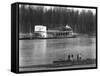 Ferry and River men, Vicksburg, Mississippi, c.1936-Walker Evans-Framed Stretched Canvas