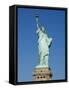 Statue of Liberty, Liberty Island, New York City, New York, United States of America, North America-Amanda Hall-Framed Stretched Canvas