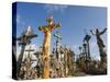 Hill of Crosses (Kryziu Kalnas), Thousands of Memorial Crosses, Lithuania, Baltic States-Christian Kober-Stretched Canvas