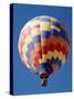 Colorful Hot Air Balloon in Sky, Albuquerque, New Mexico, USA-null-Stretched Canvas