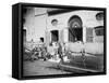 Pasta Drying in the Streets, Naples, 1897-null-Framed Stretched Canvas