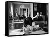 Author Gore Vidal at Home-Leonard Mccombe-Framed Stretched Canvas