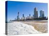 Surfers Paradise Beach and High Rise Buildings, the Gold Coast, Queensland, Australia, Pacific-Matthew Williams-Ellis-Stretched Canvas