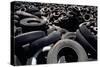 Dump of Discarded Automobile Tires, 1970s-null-Stretched Canvas