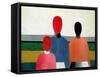 Three Female Figures, 1928-32-Kasimir Malevich-Framed Stretched Canvas