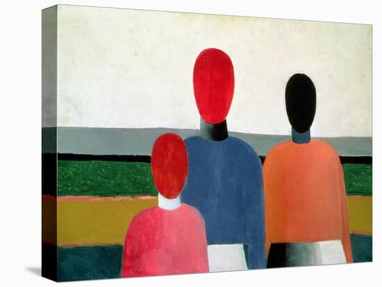 Three Female Figures, 1928-32-Kasimir Malevich-Stretched Canvas