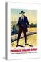 For a Few Dollars More (aka Per Qualche Dollaro In Piu), Lee Van Cleef on Italian poster art, 1965-null-Stretched Canvas