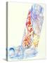 Artwork of Asthmatic Respiratory System on Inhaler-John Bavosi-Stretched Canvas