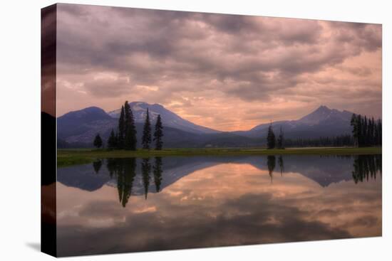 Pre Dawn in the Central Cascades-Vincent James-Stretched Canvas