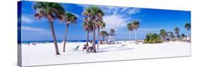 Palm Trees on the Beach, Siesta Key, Gulf of Mexico, Florida, USA-null-Stretched Canvas