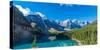 Moraine Lake at Banff National Park in the Canadian Rockies Near Lake Louise, Alberta, Canada-null-Stretched Canvas