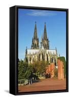 Cologne Cathedral, UNESCO World Heritage Site, Cologne, North Rhine-Westphalia, Germany, Europe-Jochen Schlenker-Framed Stretched Canvas