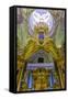 Interior View of the Opulence of the Cathedral of Saint Peter and Paul-Michael-Framed Stretched Canvas