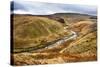 Grisedale Beck Meanders Below Baugh Fell Toward Garsdale Head in the Yorkshire Dales-Mark-Stretched Canvas