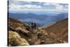 Tongariro Alpine Crossing with View of Lake Taupo-Stuart-Stretched Canvas