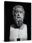 Statuette of Greek Comedy Writer Aristophanes-null-Stretched Canvas