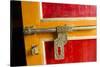 Door Detail at Khumbjung Solukhumbu, Mt Everest, Himalayas, Nepal-Bill Bachmann-Stretched Canvas