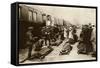Wounded Soldiers Returning Home-null-Framed Stretched Canvas