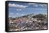 View of Diamantina, UNESCO World Heritage Site, Minas Gerais, Brazil, South America-Ian Trower-Framed Stretched Canvas