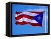 Puerto Rican Flag, San Juan, Puerto Rico-John Elk III-Framed Stretched Canvas