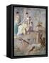 Italy, Naples, Naples Museum, from Pompeii, Prince of Montenegro House VII, Hercules and Omphale-Samuel Magal-Framed Stretched Canvas