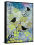 3 Birds Asian Nights-Bee Sturgis-Framed Stretched Canvas