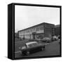 A Ford Anglia Outside Asda (Queens) Supermarket, Rotherham, South Yorkshire, 1969-Michael Walters-Framed Stretched Canvas