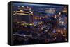 Casinos and Hotels Line the Vegas Strip, Las Vegas, Nevada-David Wall-Framed Stretched Canvas