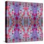 Symmetrical Photomontage of Red Roses and Floral Ornaments-Alaya Gadeh-Stretched Canvas