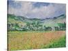 The Poppy Field Near Giverny, 1885-Claude Monet-Stretched Canvas