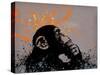 Thinker Monkey-The Graffiti Collection-Stretched Canvas