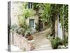 France, Provence. the Village of Lacoste-Julie Eggers-Stretched Canvas