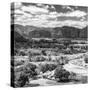 Cuba Fuerte Collection SQ BW - Vinales Valley II-Philippe Hugonnard-Stretched Canvas