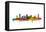 Nashville Tennessee Skyline-Michael Tompsett-Framed Stretched Canvas